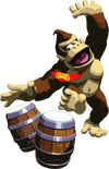 Artwork of Donkey Kong from Donkey Konga