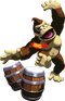 Artwork of Donkey Kong from Donkey Konga