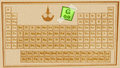 Screenshot of the website, where the element Goo can be seen clumsily added in the periodic table