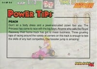 One of the Mario Kart 64 Collectible Trading Cards.