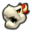 Dry Bowser's icon, from Mario Kart 8.