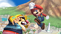 Mario's Super Jump Punch in Super Smash Bros. Brawl