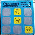 A scratch card for Hostess Potato Chips' Nintendo giveaway.
