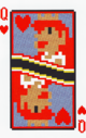 The Queen of Hearts card from the NAP-01 deck.