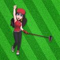 Pauline as an option in a Play Nintendo opinion poll on character golf outfits in Mario Golf: Super Rush. Original filename: <tt>PLAY-5165-MGSR-poll01_1x1-Pauline_v01.6ef5f3152e16d0ba.jpg</tt>