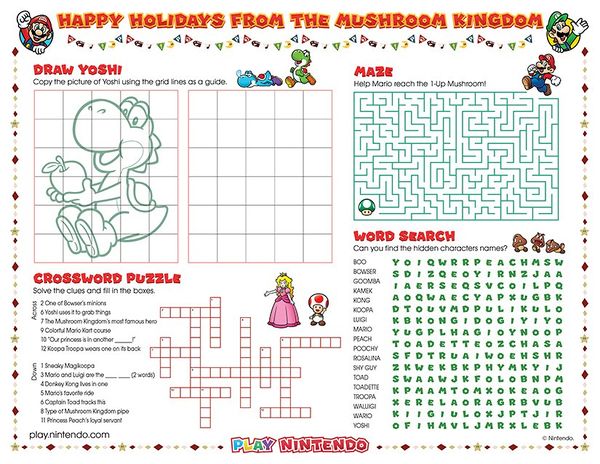 FREE Super Mario Crossword The Super Mario Movie Twinkl Lupon gov ph