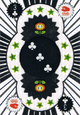 Three of Clubs card in the Platinum Playing Cards: Official Club Nintendo Collection deck.