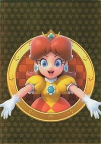 Daisy golden card from the Super Mario Trading Card Collection
