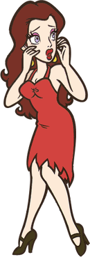 Artwork of Pauline from Donkey Kong (Game Boy)