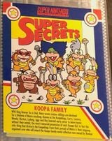 The Koopalings Nintendo Super Secrets card.