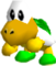Model of a Koopa Troopa from Super Mario 64.
