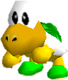 Model of a Koopa Troopa from Super Mario 64.