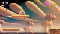 The second 10-flower coin in Badge Challenge Parachute Cap I in Super Mario Bros. Wonder