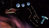 A screenshot of Space Junk Galaxy during the "Pull Star Path" mission from Super Mario Galaxy.