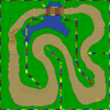 The map for Donut Plains 1.