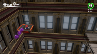 In the bottom-left corner of the New Donk City Hall Interior.