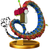 Fracktail trophy from Super Smash Bros. for Wii U