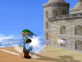 Link using the Boomerang in Super Smash Bros. Melee
