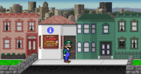 San Francisco in the DOS version of Mario is Missing!