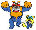 Artwork of Dribble & Spitz from WarioWare: Get It Together!