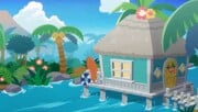 The cottage where the Remix 1 group is staying