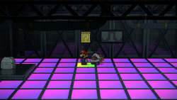 Second block in the X-Naut Fortress in the remake of Paper Mario: The Thousand-Year Door for the Nintendo Switch.