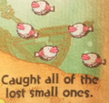 "Caught all of the lost small ones." discovery from Bafloonder Habitat in Yoshi and the Mysterious Book