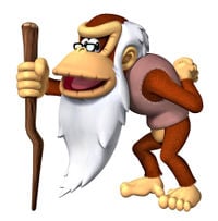Artwork of Cranky Kong from DK: Jungle Climber