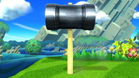 A Hammer in Super Smash Bros. for Wii U