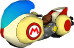 The model for Baby Mario's Jet Bubble from Mario Kart Wii