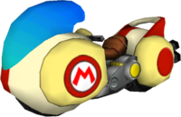 The model for Baby Mario's Jet Bubble from Mario Kart Wii