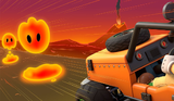 Ember Island course icon from Mario Kart Live: Home Circuit