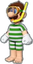 Luigi's Swimwear icon in Mario Kart Live: Home Circuit