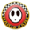 The icon of the Shy Guy Cup from Mario Kart Tour.