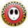 The icon of the Shy Guy Cup from Mario Kart Tour.