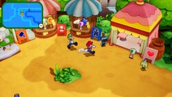 An Invitation to the Spa side quest in Mario & Luigi: Brothership.