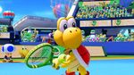 Screenshot of Koopa Troopa's red alternate color scheme, from the 3.1.0 update of Mario Tennis Aces.