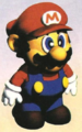 Early render of Mario (mirrored).