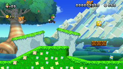 A screenshot of New Super Luigi U