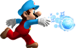 Artwork of Ice Mario in New Super Mario Bros. Wii