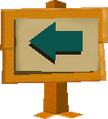 Arrow Sign (Yoshi Sphinx)