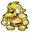 Artwork of a Rawk Hawk from Paper Mario: The Thousand-Year Door (Nintendo Switch)
