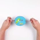 Thumbnail for a printable Yoshi's Crafted World thaumatrope
