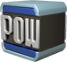 Artwork of a POW Block, from Mario Kart Wii.