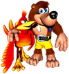 Banjo & Kazooie spirit from Super Smash Bros. Ultimate.