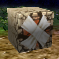 A small Rock Block from Wario World