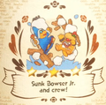 "Sunk Bowser Jr. and crew!" discovery from Nep-Enut Habitat in Yoshi and the Mysterious Book