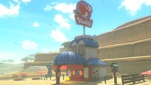 A Yoshi's location in Mario Kart World