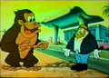 Donkey Kong in "Banana Bikers"