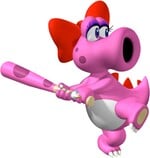 Artwork of Birdo from Mario Superstar Baseball